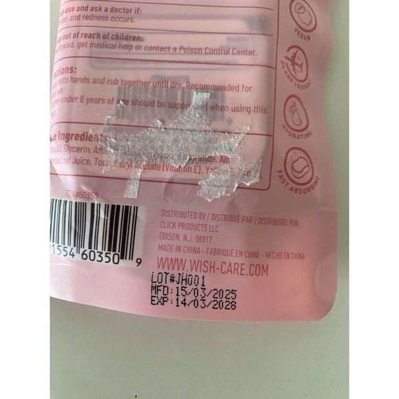 Smart Care Scented Hand Sanitizer Spray 1.2 Fl Oz Fruit Punch Hydrating NEW - Picture 9 of 10